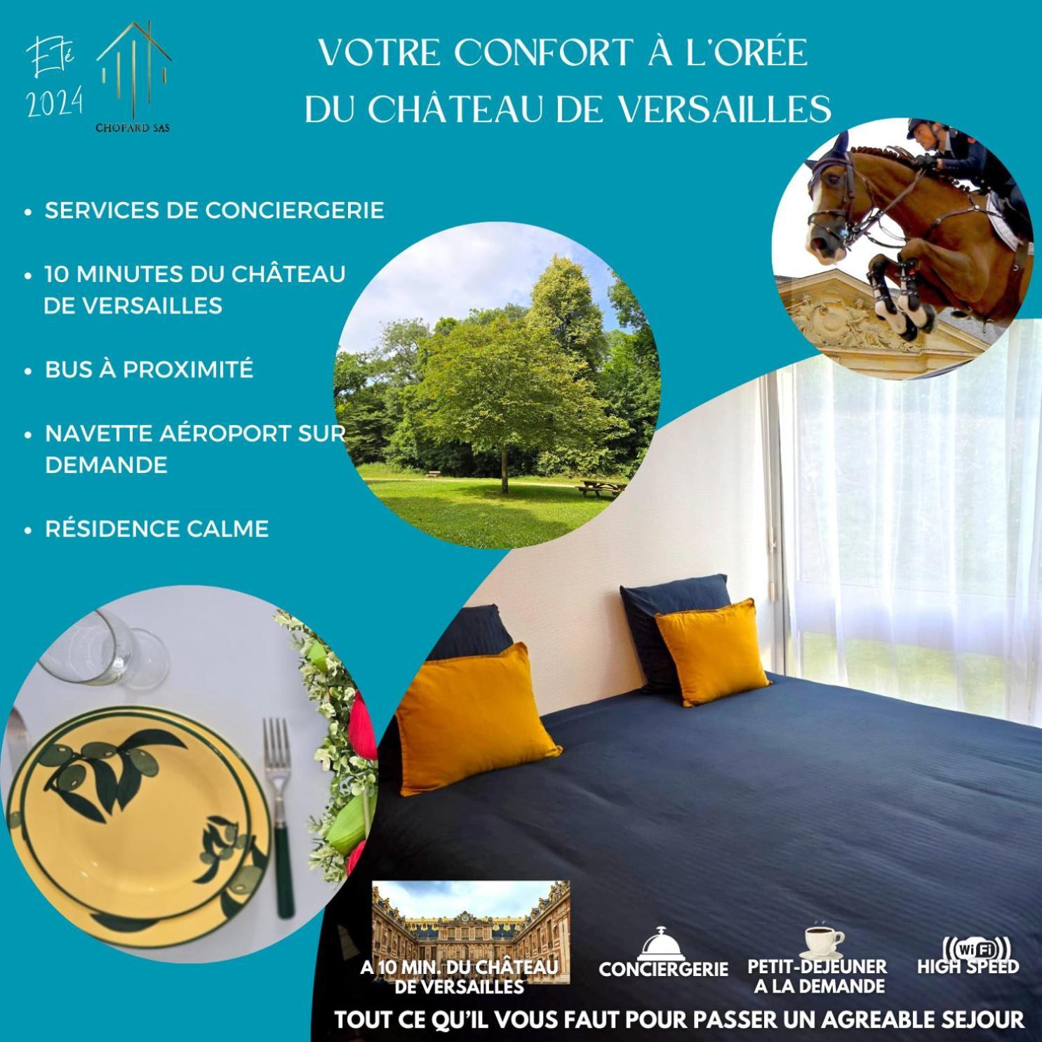 Sejour A 10 Minutes Du Chateau De Versailles Et 20 Minutes De Roland-Garros- Votre Suite Avec Lit King Size Le Chesnay  Buitenkant foto